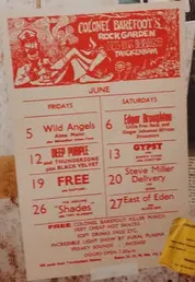 Eel Pie, Colonel Barefoot Poster