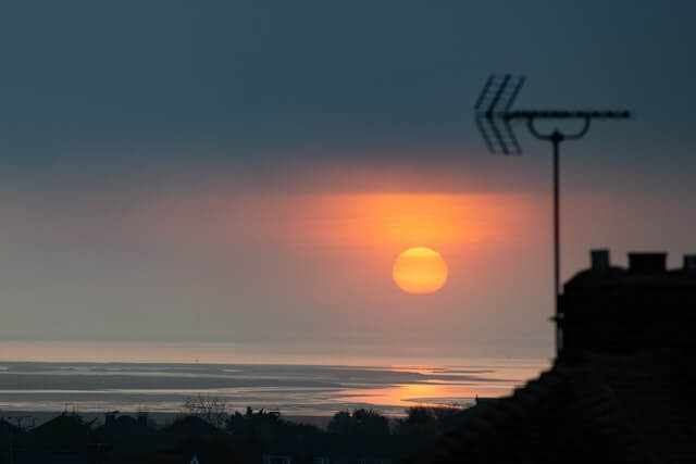 Sunset on the Medway